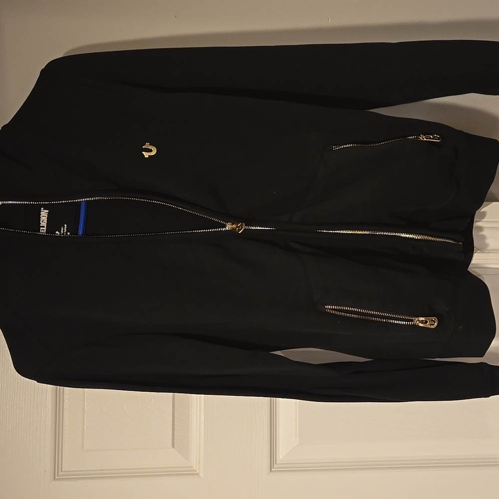 True Religion Black Garment with Gold Detail